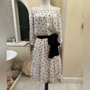 White House Black Market Polka Dot Dress